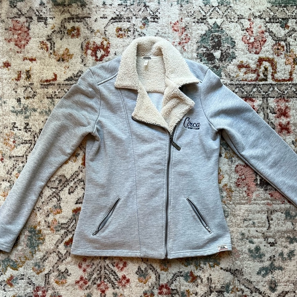 Circa LV Techstyles zip up Sherpa jacket